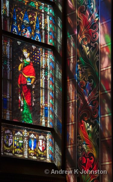 0810_7D_1354.jpg - Sunlight through stained glass in the Basilica