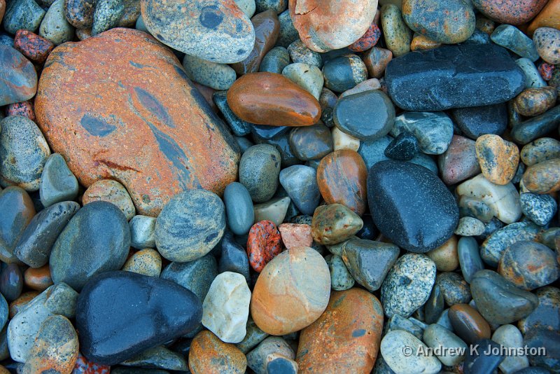 1008_40D_4553.JPG - Pebbles after sunset, Sand Beach, Acadia National Park, Maine